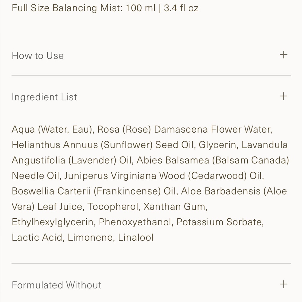 Oak Essentials x Jenni Kanye Full Size Balancing Toning Mist 100ml/3.4 fl oz $46 - Picture 9 of 14